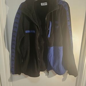 Black and Blue Performance Jacket Bibi Chemmitz KROM Black w/Blue Smile Hoodie